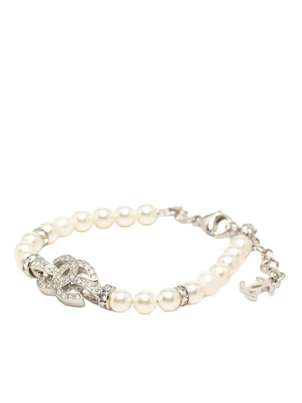 Chanel Cc Logo Bracelet Metal #357634C12B